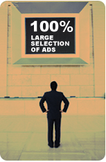 Large selection of Ads